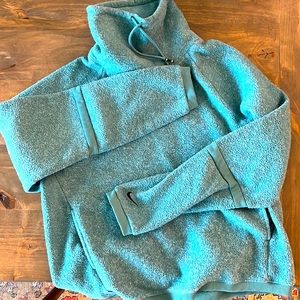 NIKE fuzzy cowl neck hoodie